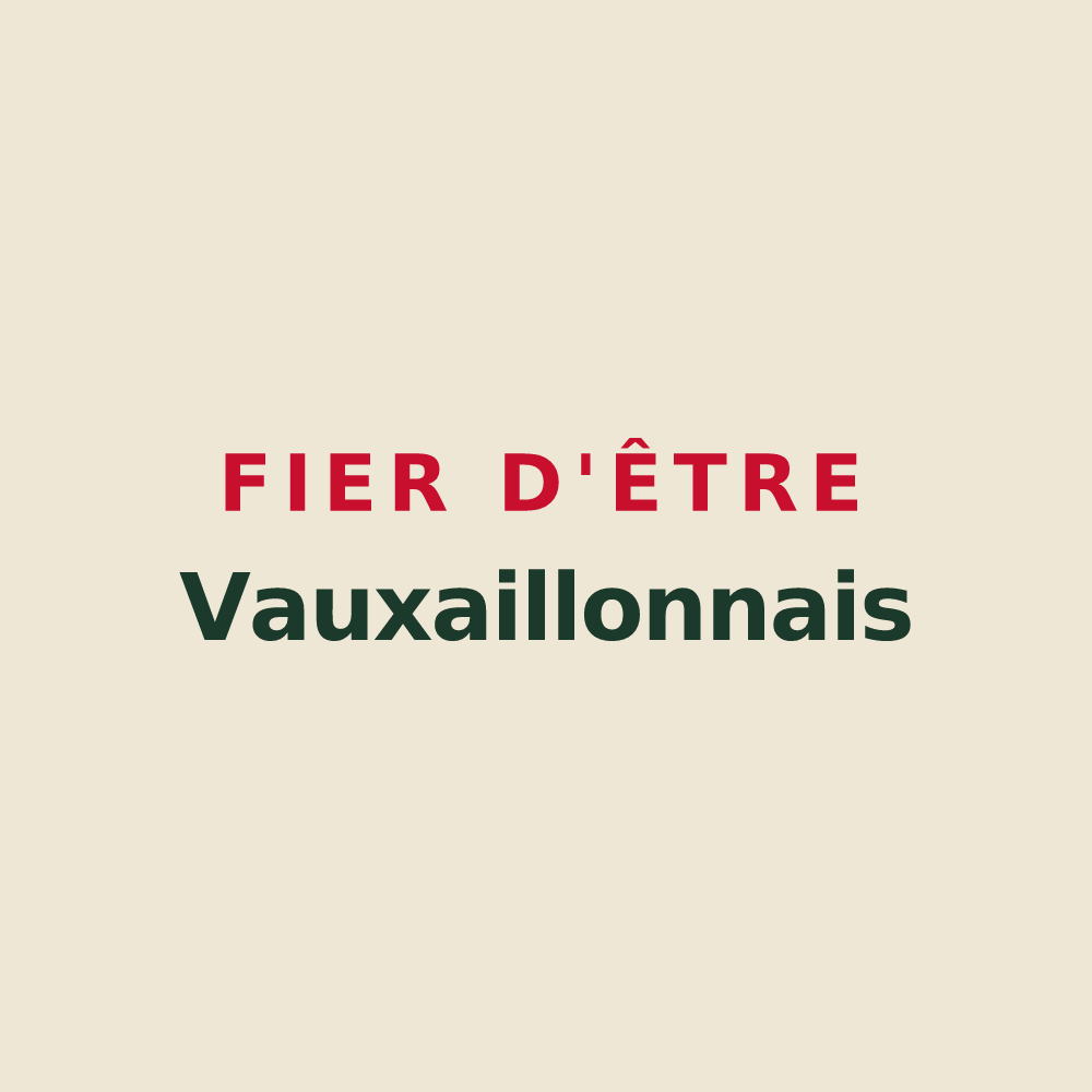 Tote bag « Fier d'être Vauxaillonnais » — design pour Vauxaillon