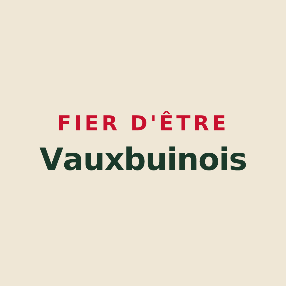 Tote bag « Fier d'être Vauxbuinois » — design pour Vauxbuin