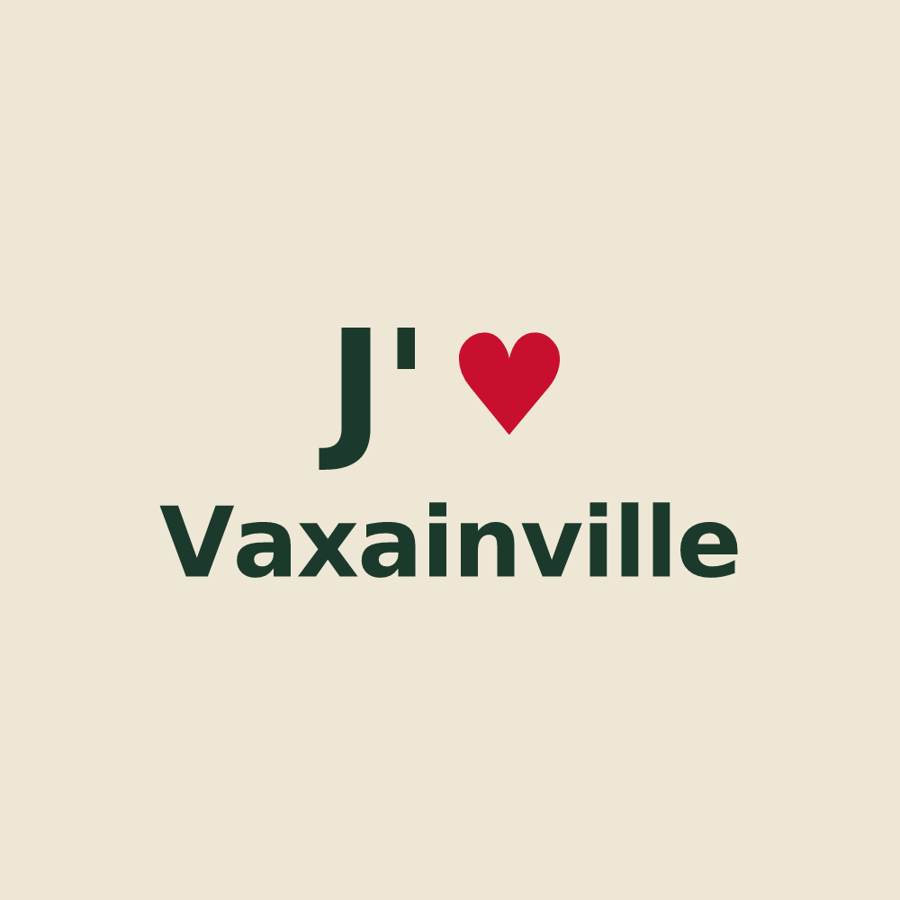 Tote bag personnalisé Vaxainville — design J'aime Vaxainville