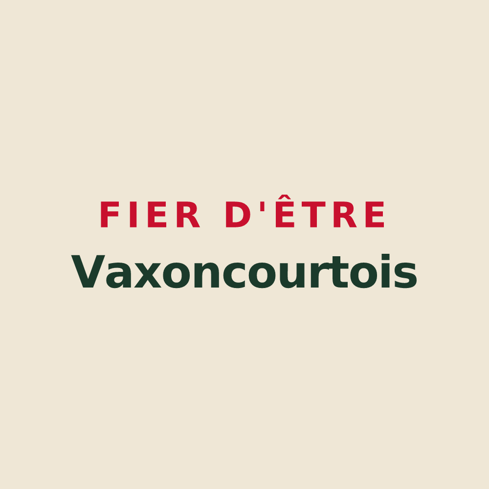 Tote bag « Fier d'être Vaxoncourtois » — design pour Vaxoncourt