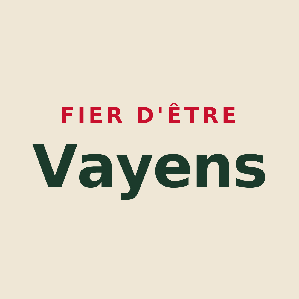 Tote bag « Fier d'être Vayens » — design pour Vay