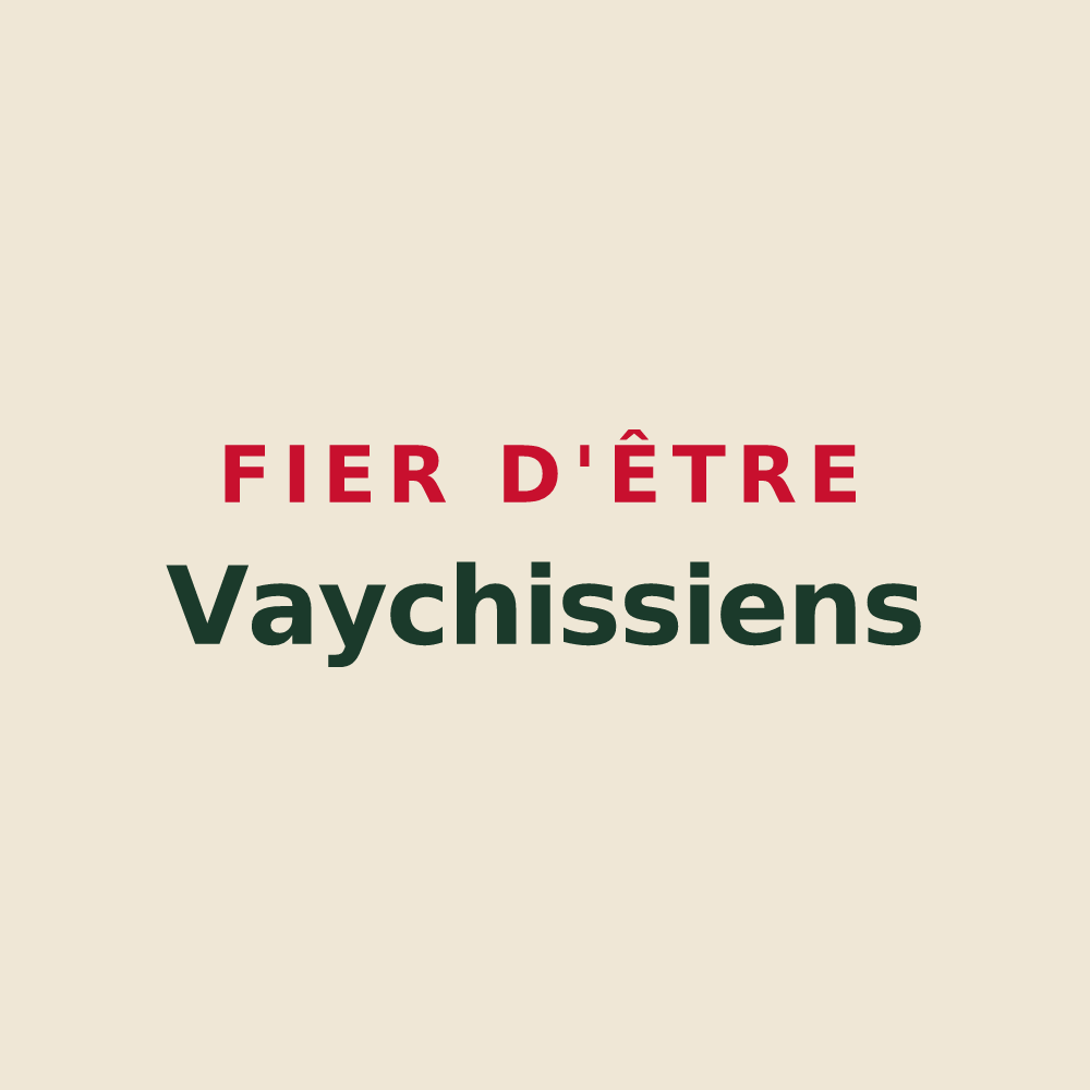 Tote bag « Fier d'être Vaychissiens » — design pour Vaychis