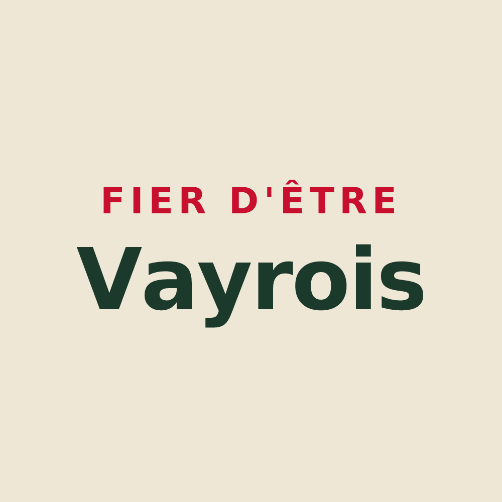 Tote bag « Fier d'être Vayrois » — design pour Vayres-sur-Essonne