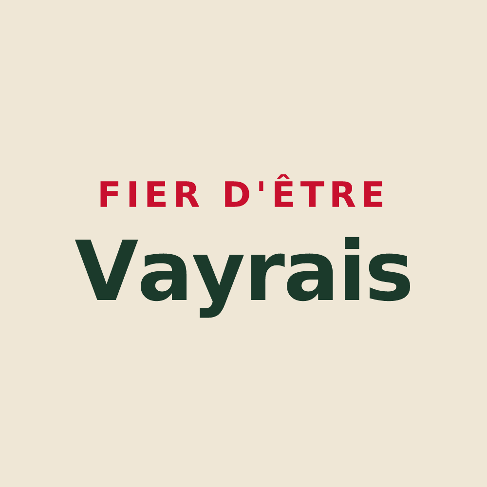 Tote bag « Fier d'être Vayrais » — design pour Vayres