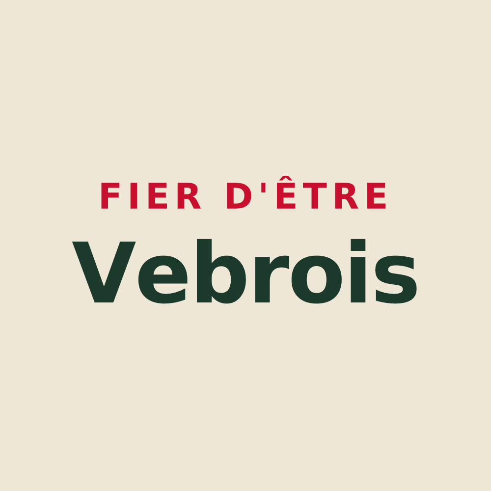 Tote bag « Fier d'être Vebrois » — design pour Vèbre
