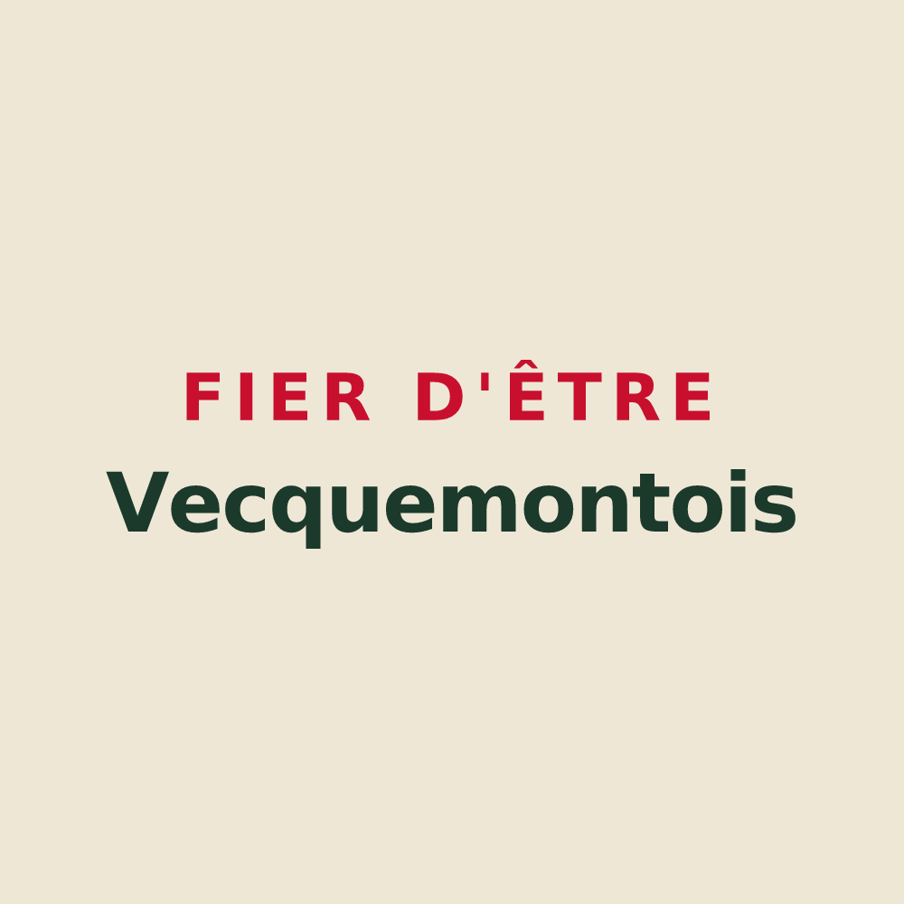 Tote bag « Fier d'être Vecquemontois » — design pour Vecquemont