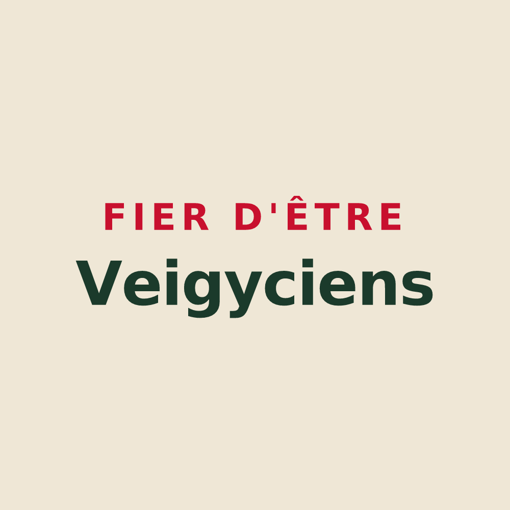 Tote bag « Fier d'être Veigyciens » — design pour Veigy-Foncenex