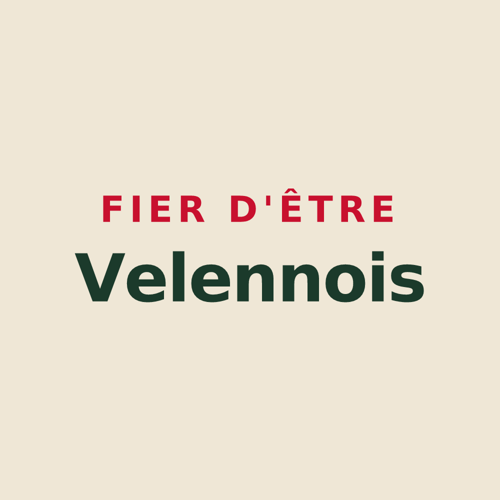 Tote bag « Fier d'être Velennois » — design pour Velennes