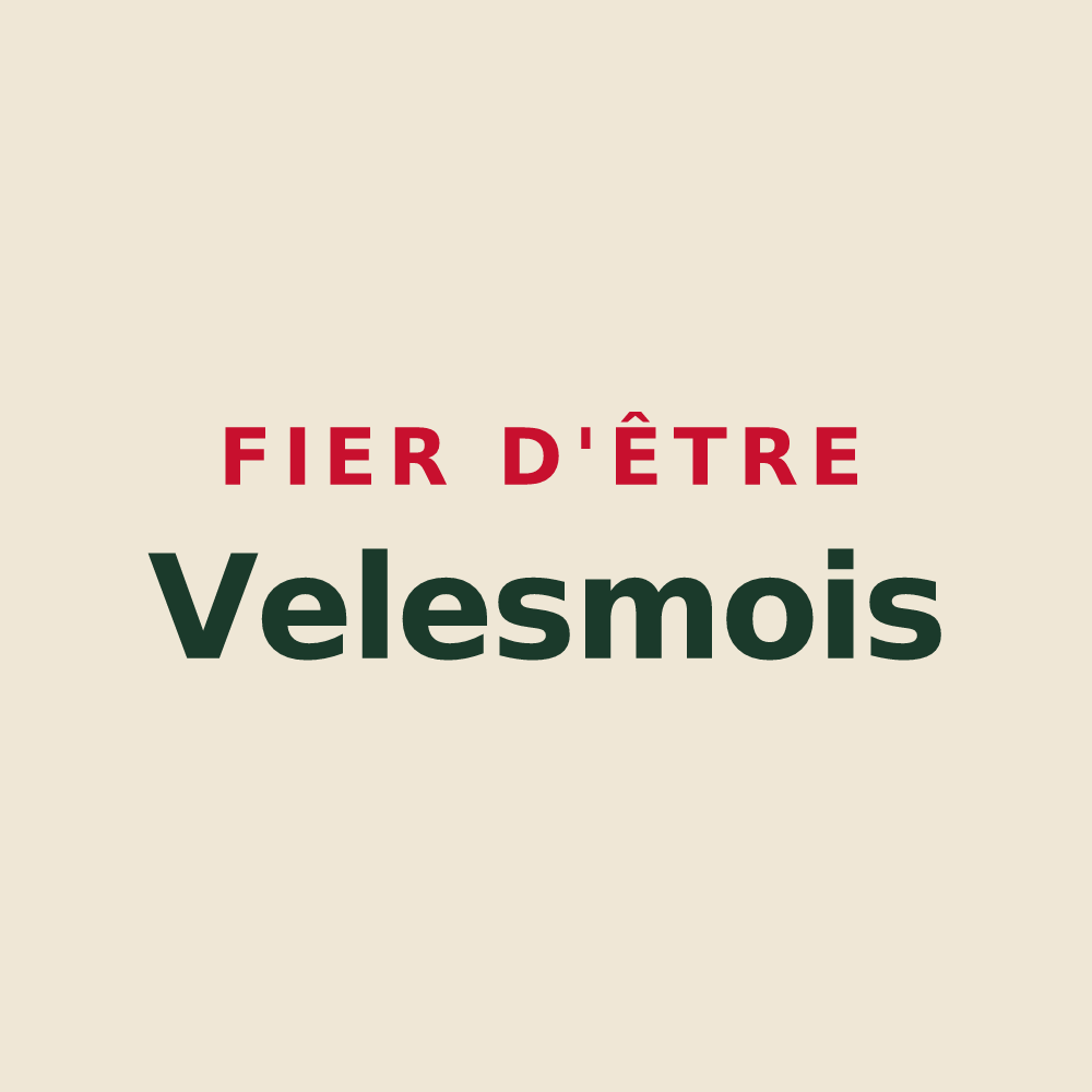 Tote bag « Fier d'être Velesmois » — design pour Velesmes-Essarts