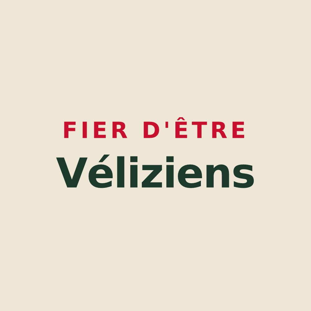 Tote bag « Fier d'être Véliziens » — design pour Vélizy-Villacoublay