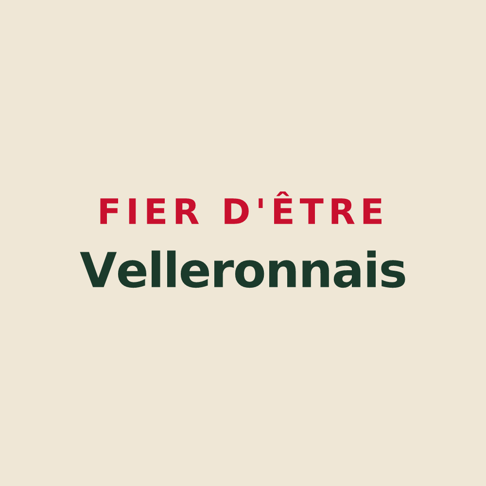 Tote bag « Fier d'être Velleronnais » — design pour Velleron