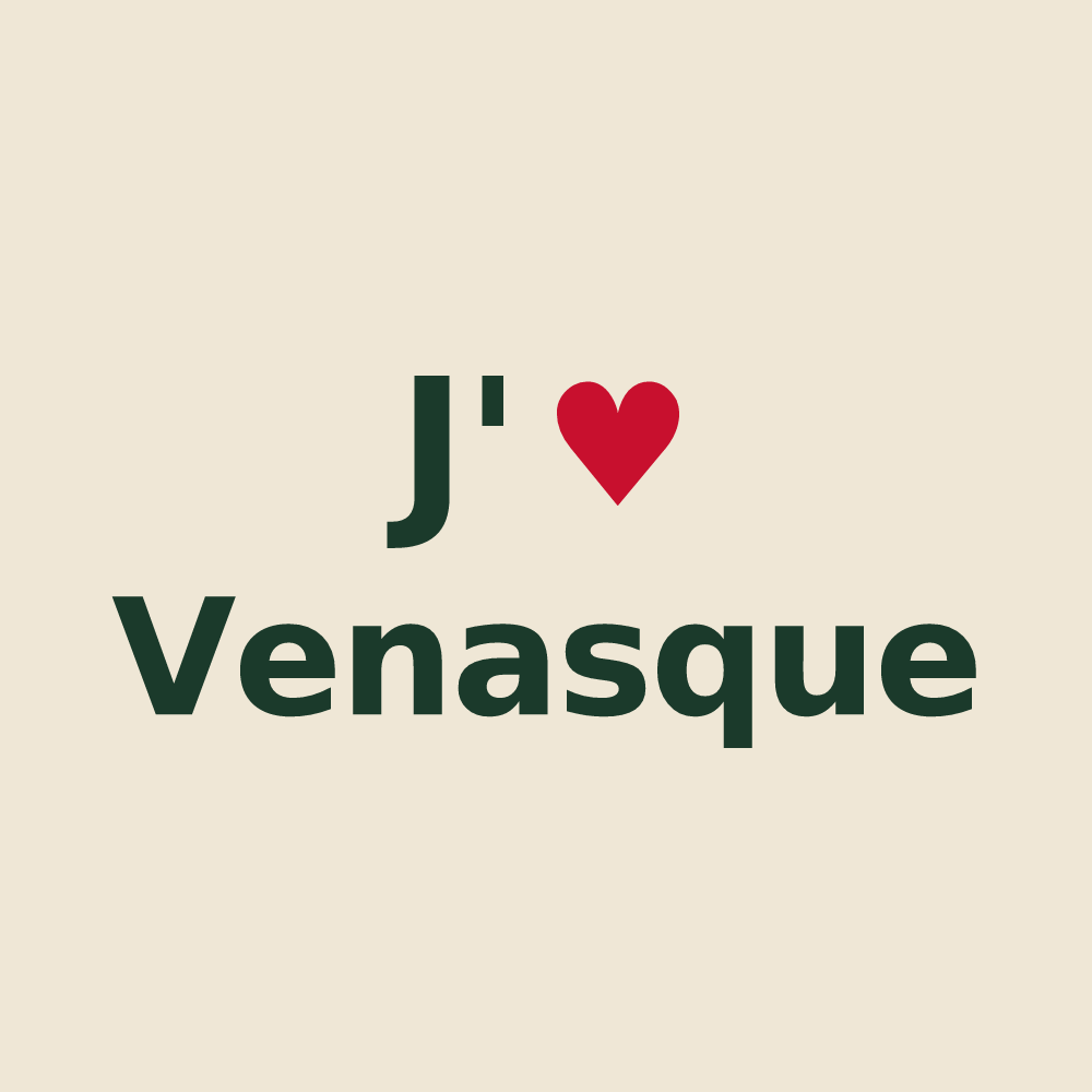 Tote bag personnalisé Venasque — design J'aime Venasque