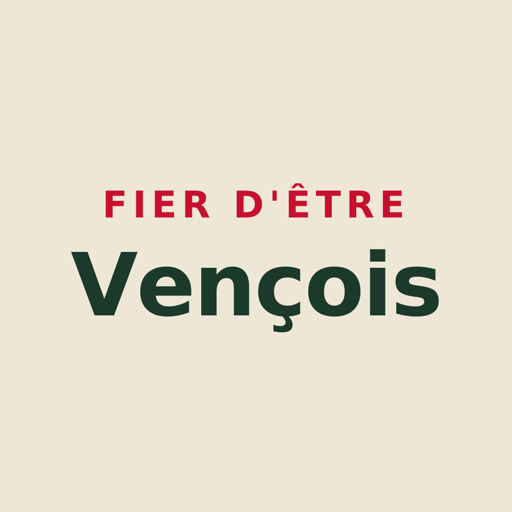 Tote bag « Fier d'être Vençois » — design pour Vence