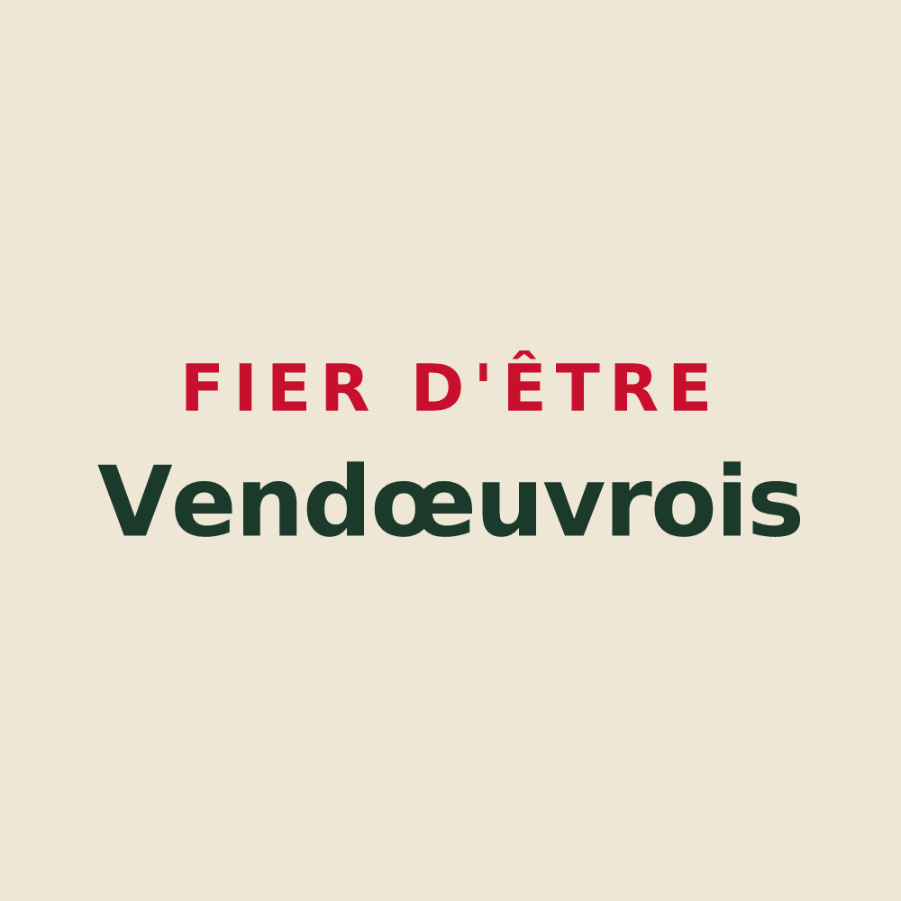 Tote bag « Fier d'être Vendœuvrois » — design pour Vendœuvres