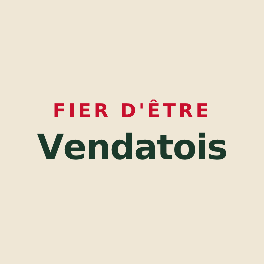 Tote bag « Fier d'être Vendatois » — design pour Vendat