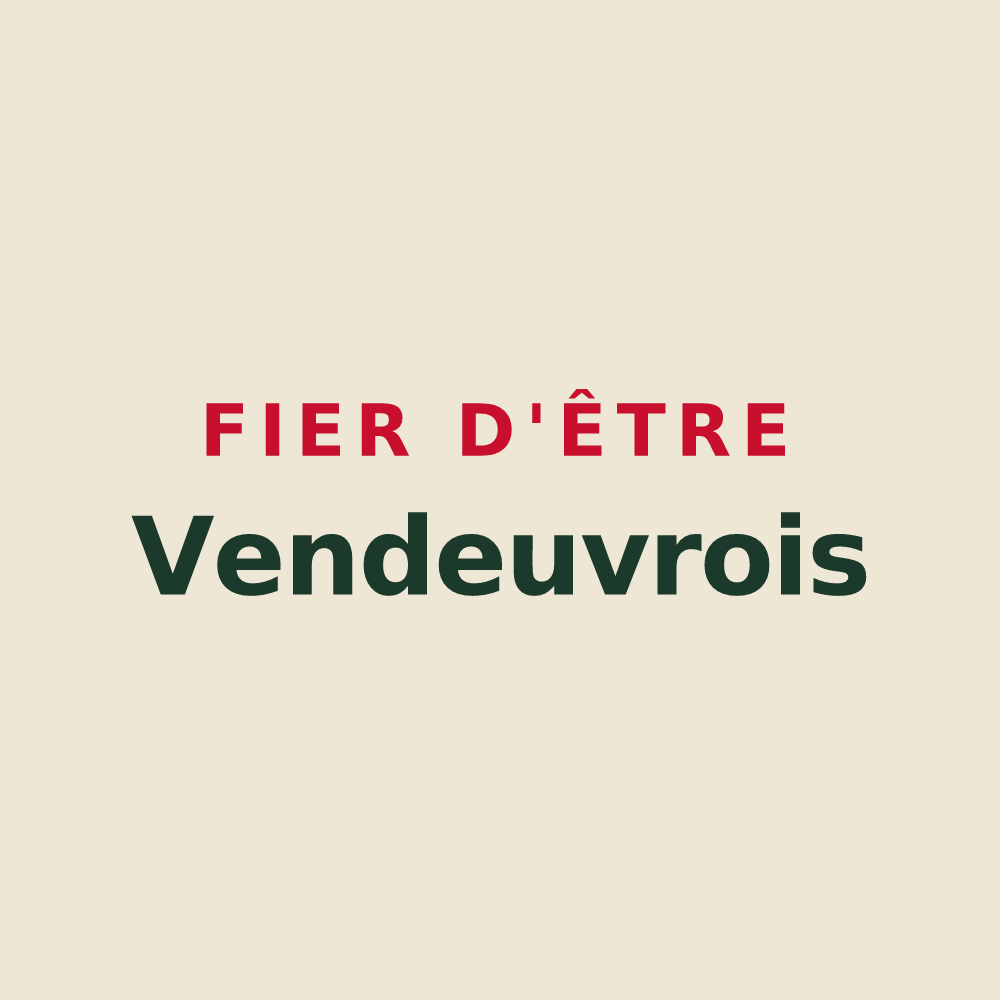 Tote bag « Fier d'être Vendeuvrois » — design pour Vendeuvre-sur-Barse