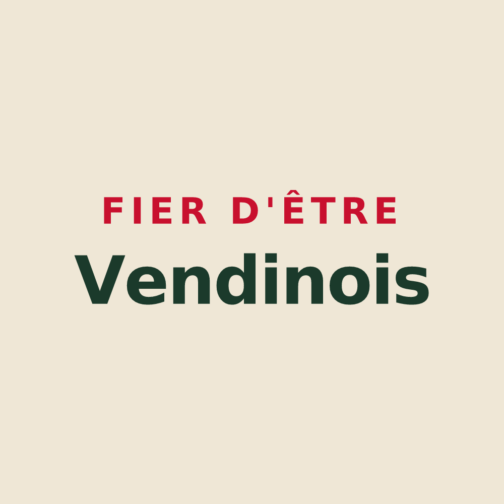 Tote bag « Fier d'être Vendinois » — design pour Vendine