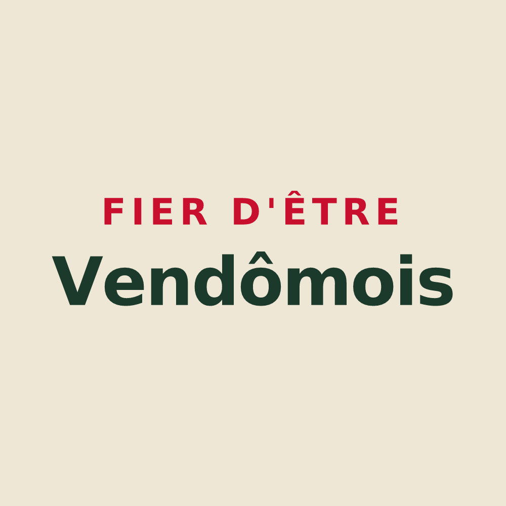 Tote bag « Fier d'être Vendômois » — design pour Vendôme