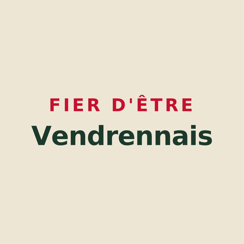 Tote bag « Fier d'être Vendrennais » — design pour Vendrennes