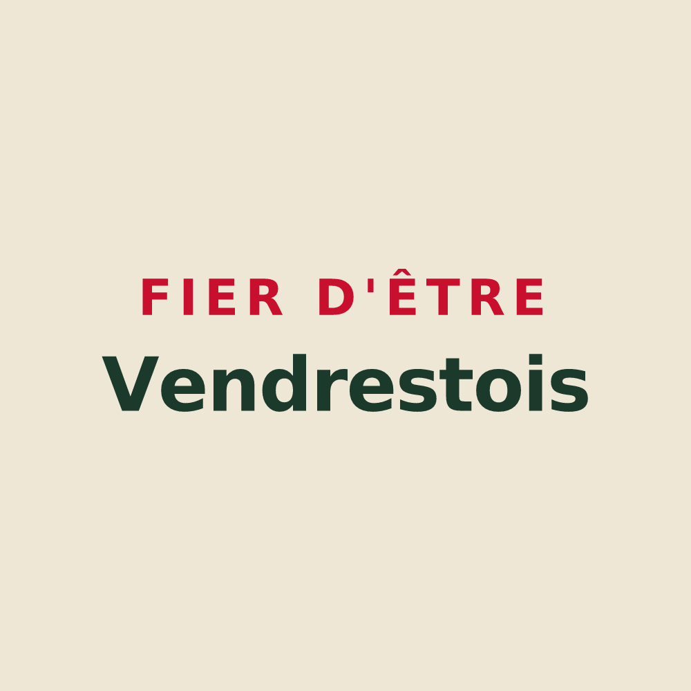 Tote bag « Fier d'être Vendrestois » — design pour Vendrest