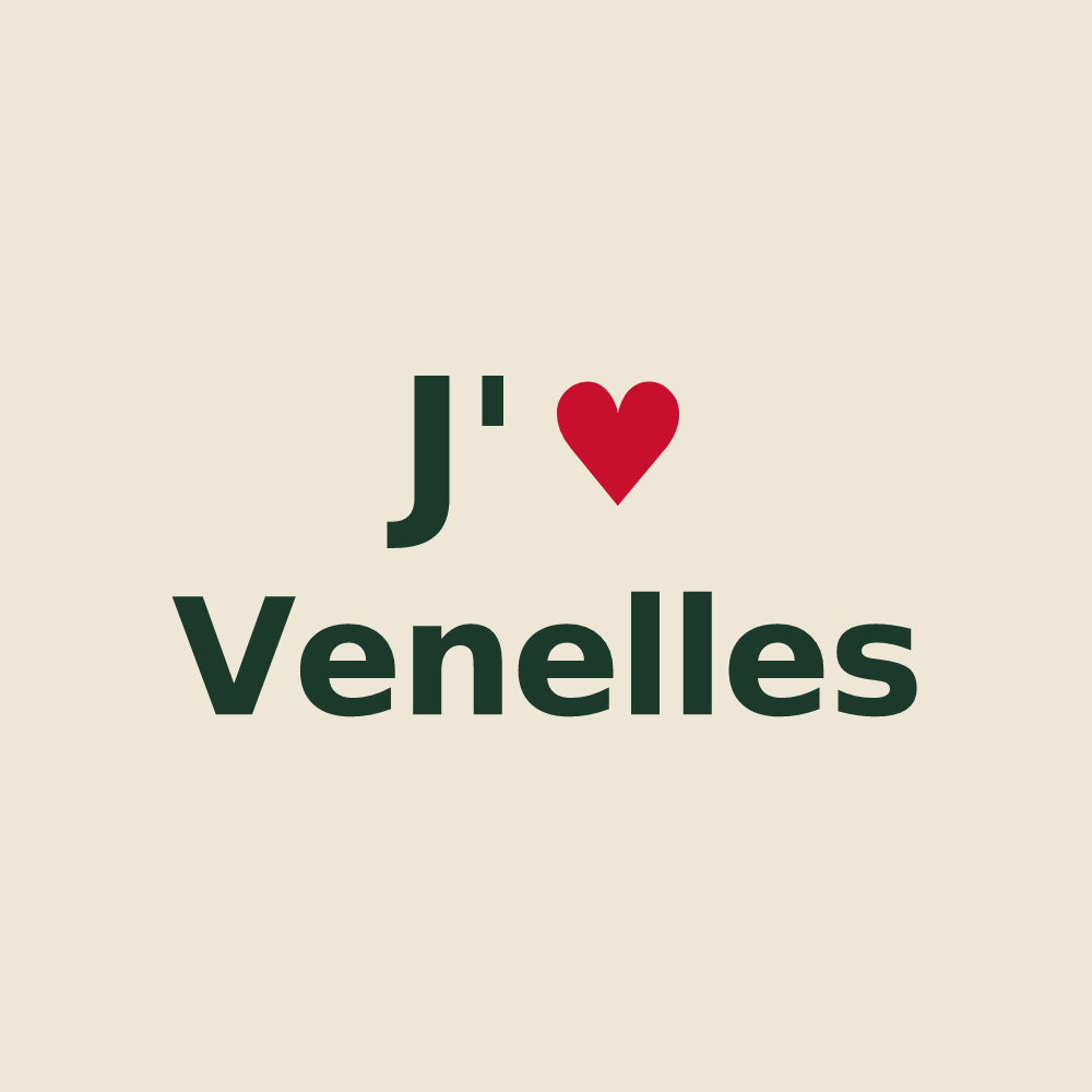 Tote bag personnalisé Venelles — design J'aime Venelles