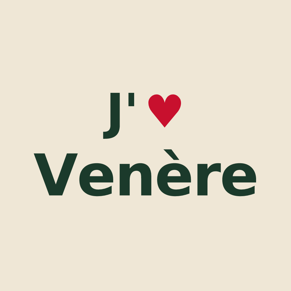 Tote bag personnalisé Venère — design J'aime Venère