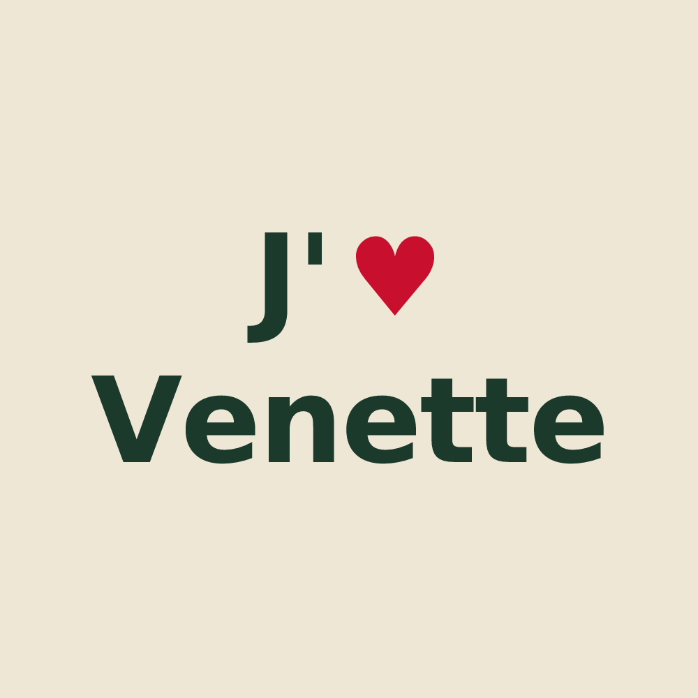 Tote bag personnalisé Venette — design J'aime Venette