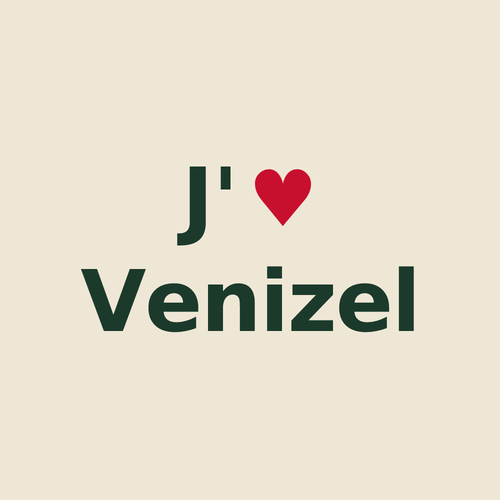 Tote bag personnalisé Venizel — design J'aime Venizel