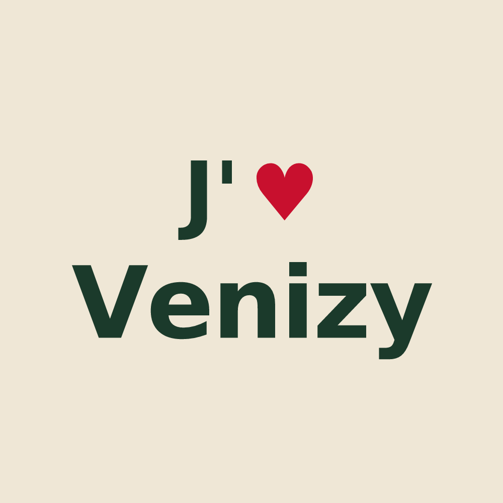 Tote bag personnalisé Venizy — design J'aime Venizy