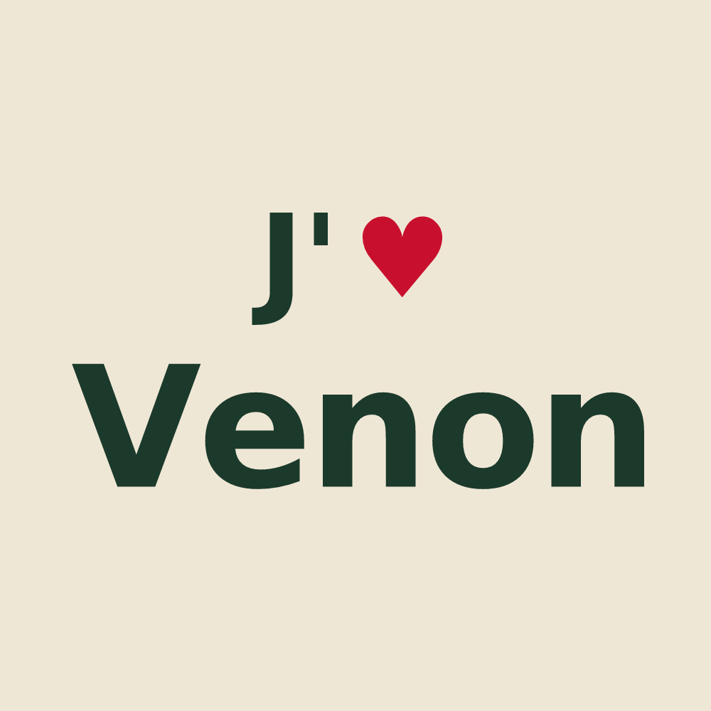 Tote bag personnalisé Venon — design J'aime Venon