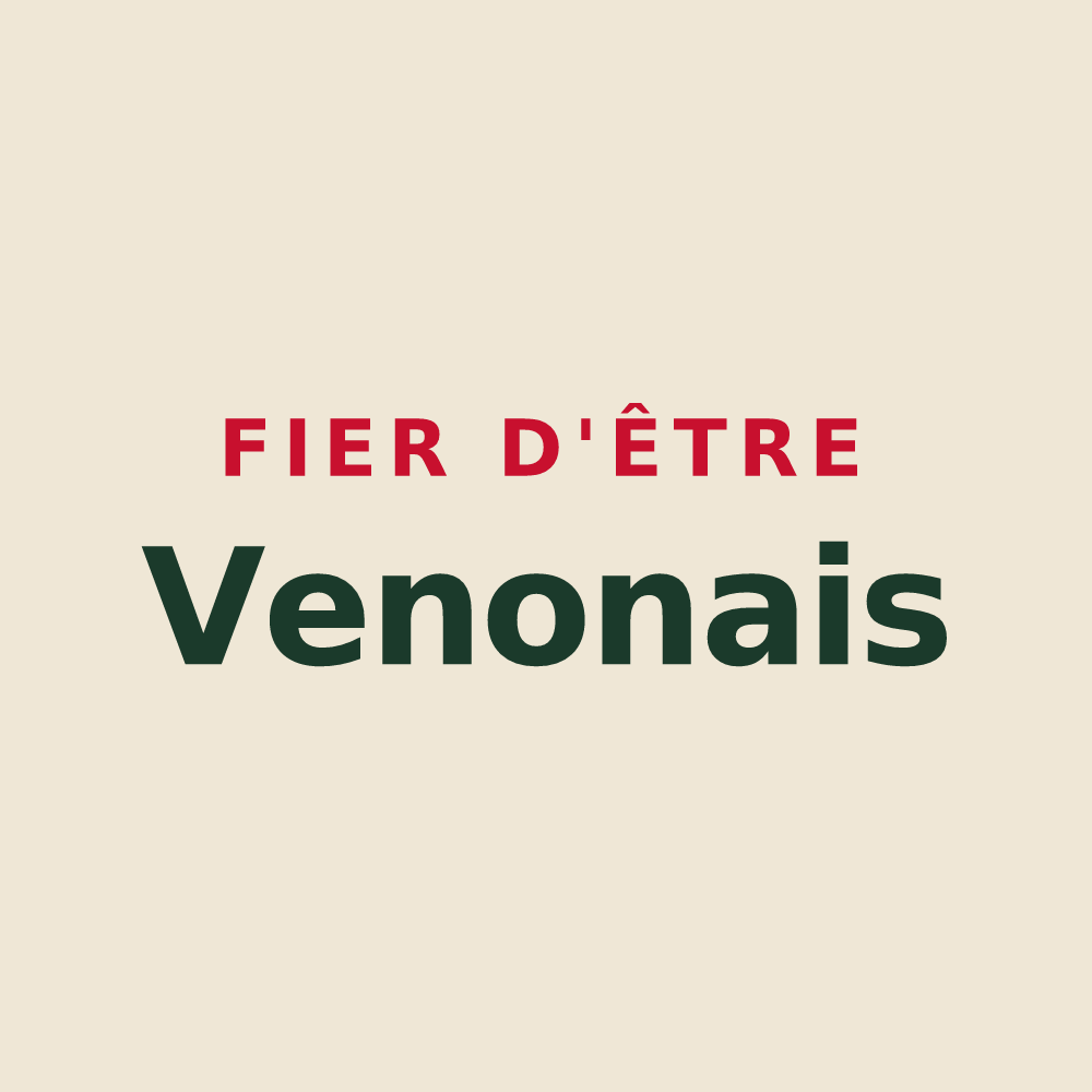 Tote bag « Fier d'être Venonais » — design pour Venon