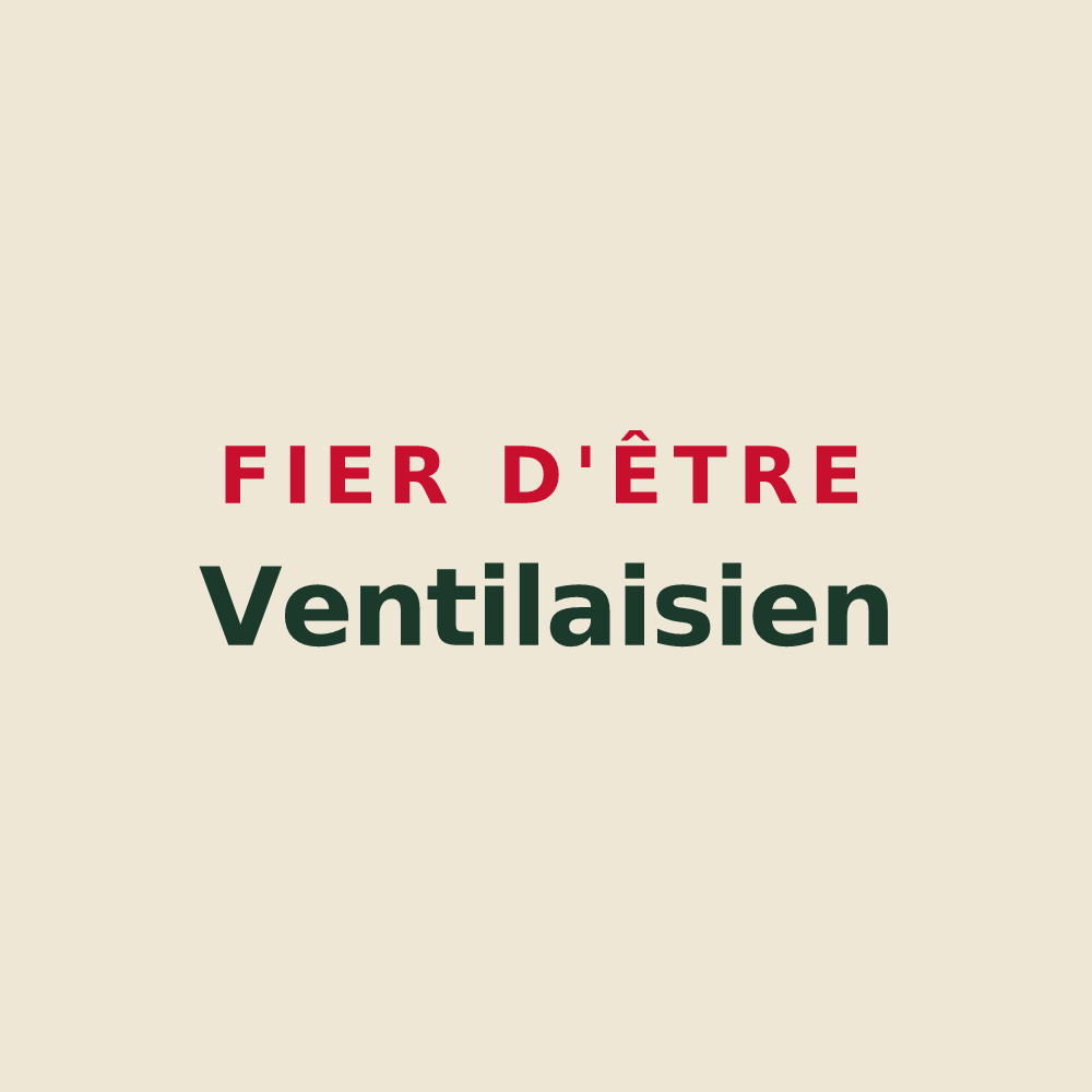 Tote bag « Fier d'être Ventilaisien » — design pour Ventelay