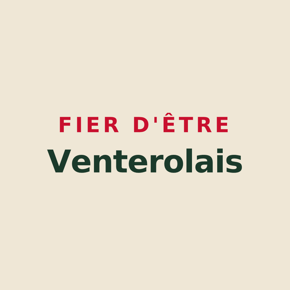 Tote bag « Fier d'être Venterolais » — design pour Venterol