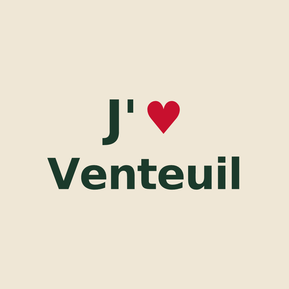 Tote bag personnalisé Venteuil — design J'aime Venteuil