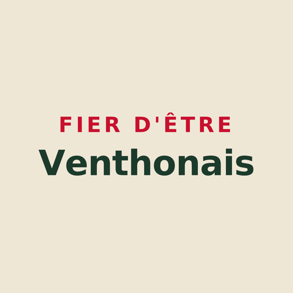 Tote bag « Fier d'être Venthonais » — design pour Venthon