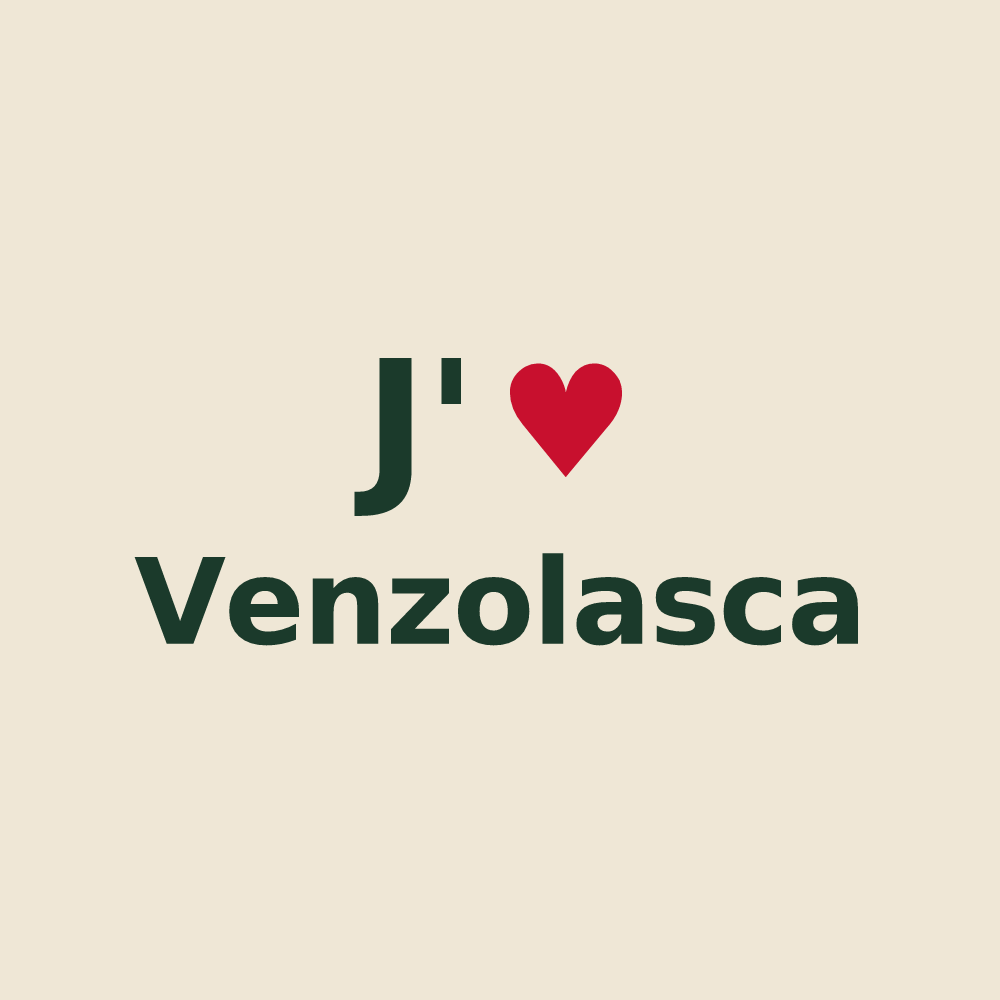 Tote bag personnalisé Venzolasca — design J'aime Venzolasca