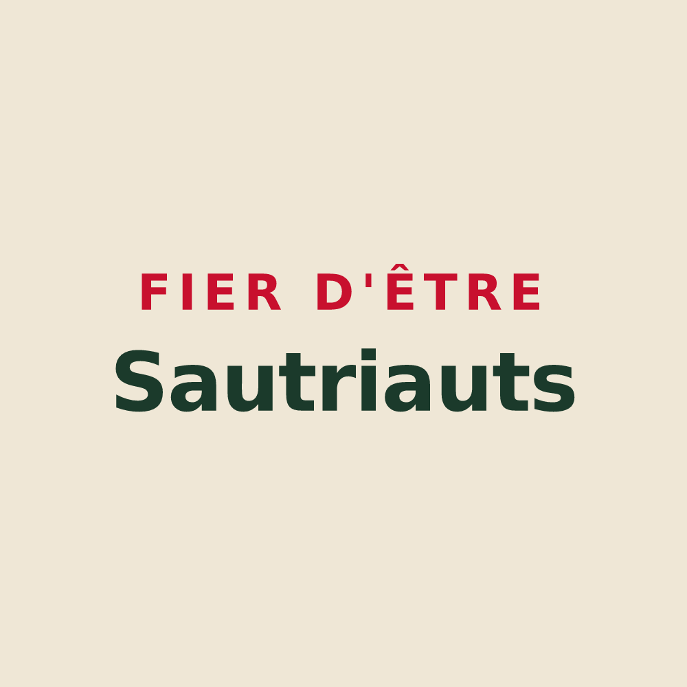 Tote bag « Fier d'être Sautriauts » — design pour Verberie