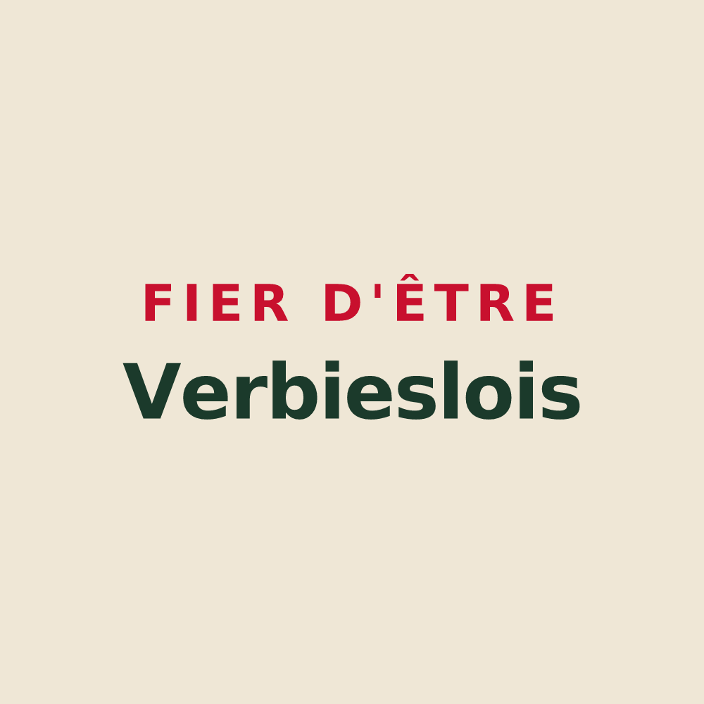 Tote bag « Fier d'être Verbieslois » — design pour Verbiesles