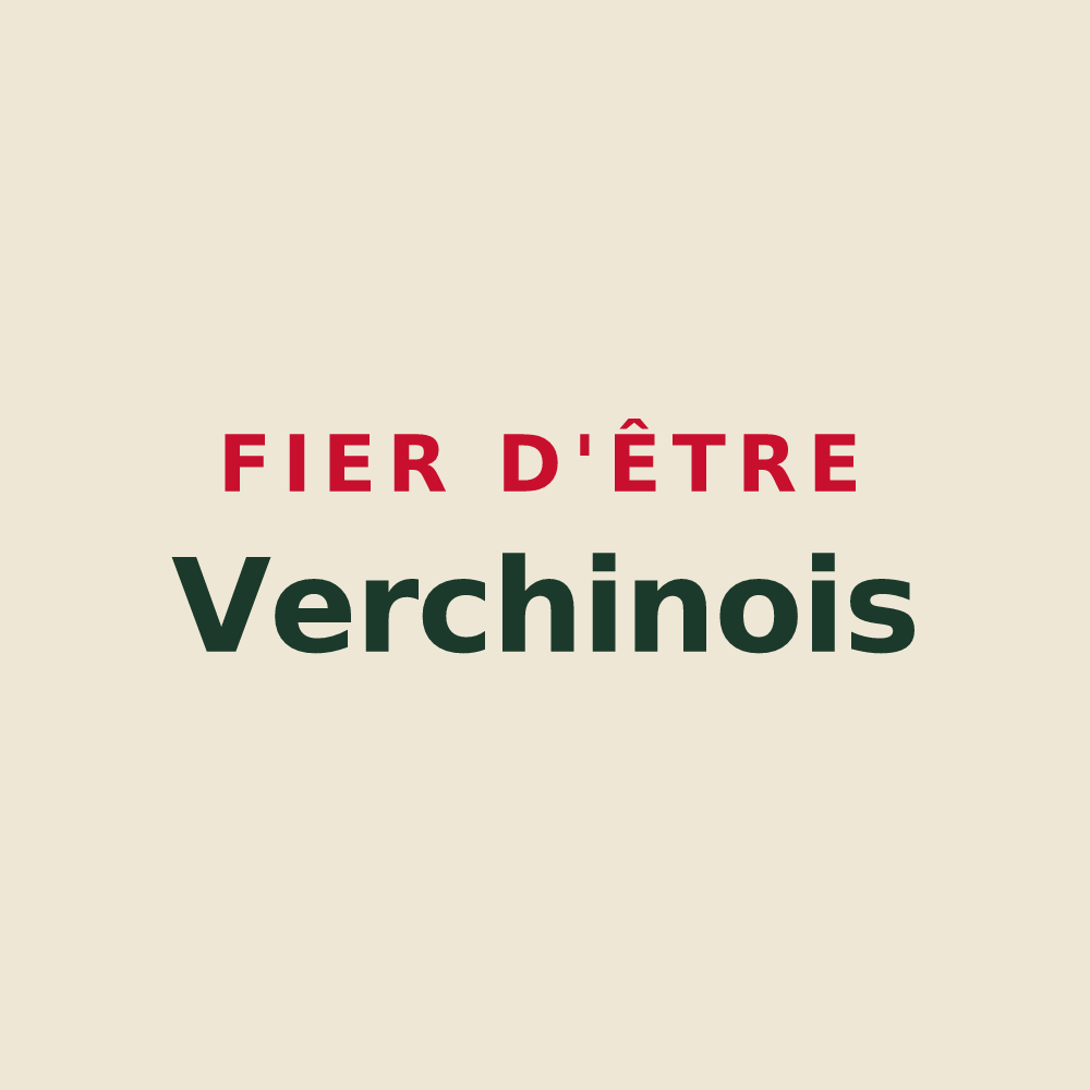 Tote bag « Fier d'être Verchinois » — design pour Verchin