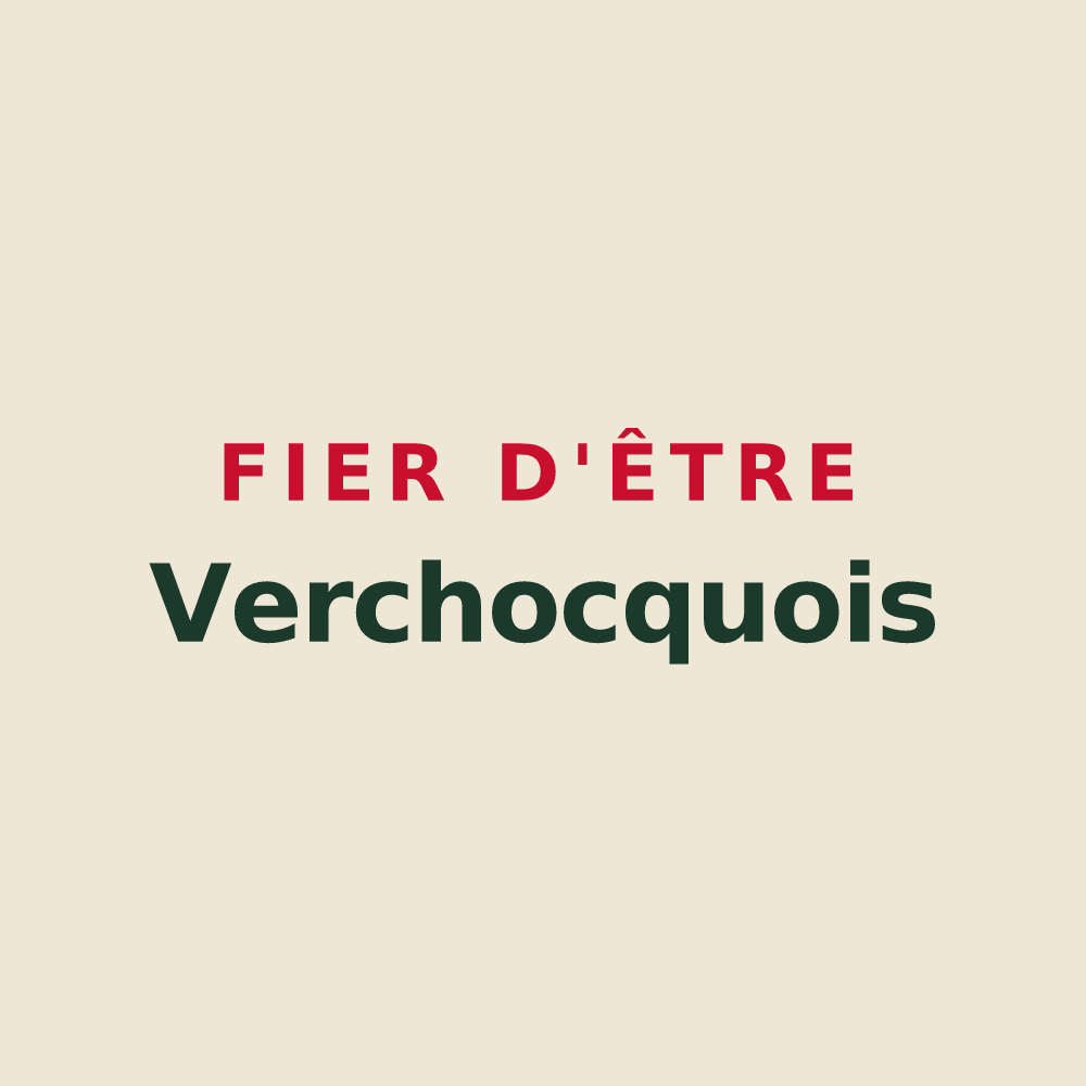 Tote bag « Fier d'être Verchocquois » — design pour Verchocq