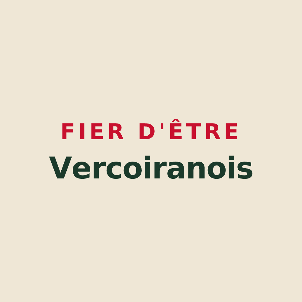 Tote bag « Fier d'être Vercoiranois » — design pour Vercoiran