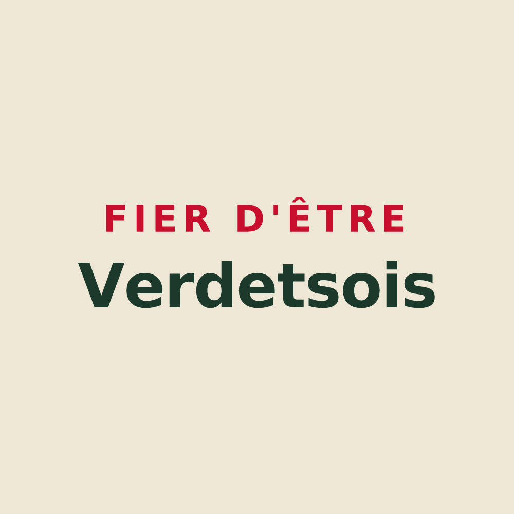 Tote bag « Fier d'être Verdetsois » — design pour Verdets