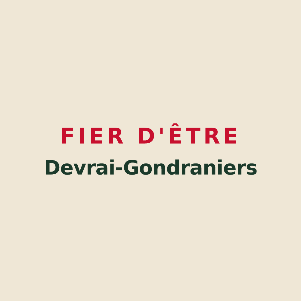 Tote bag « Fier d'être Devrai-Gondraniers » — design pour Verel-Pragondran