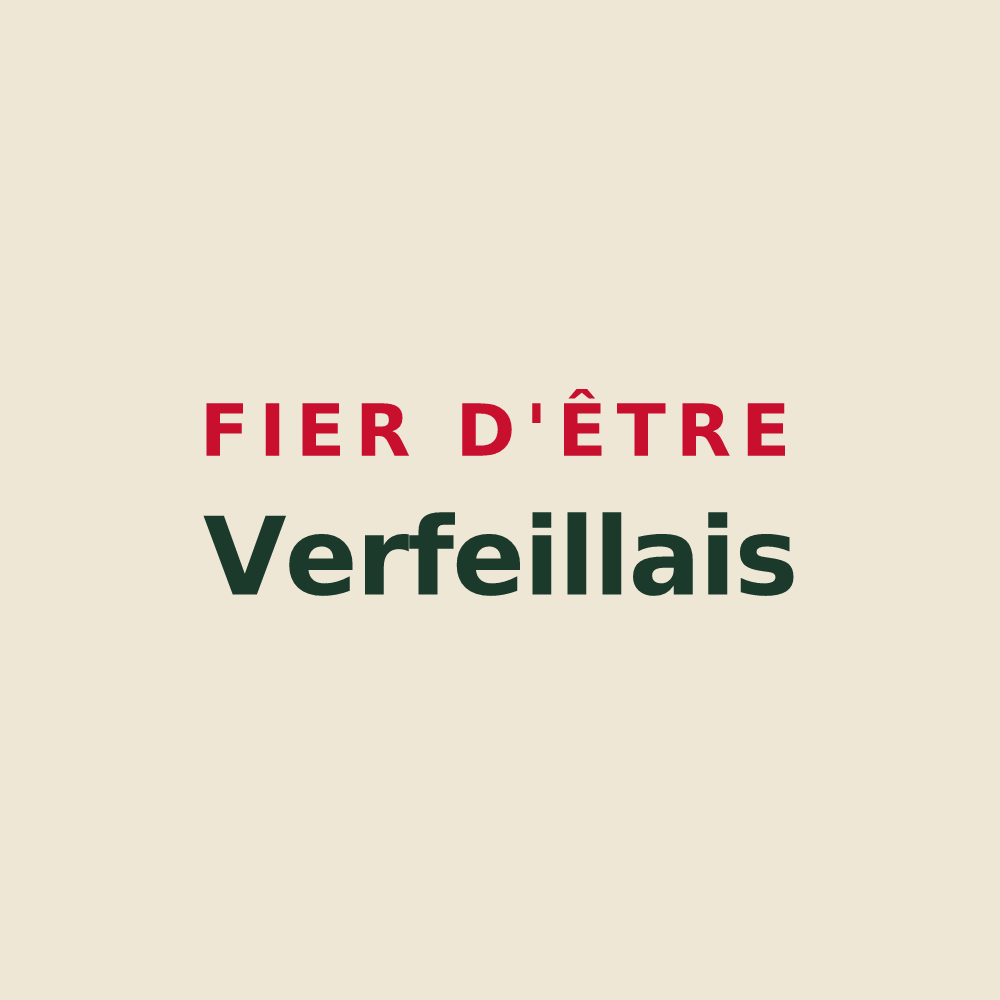 Tote bag « Fier d'être Verfeillais » — design pour Verfeil