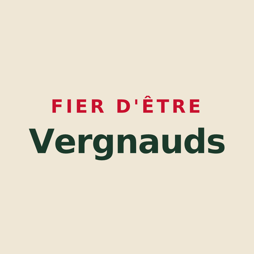 Tote bag « Fier d'être Vergnauds » — design pour Vergné
