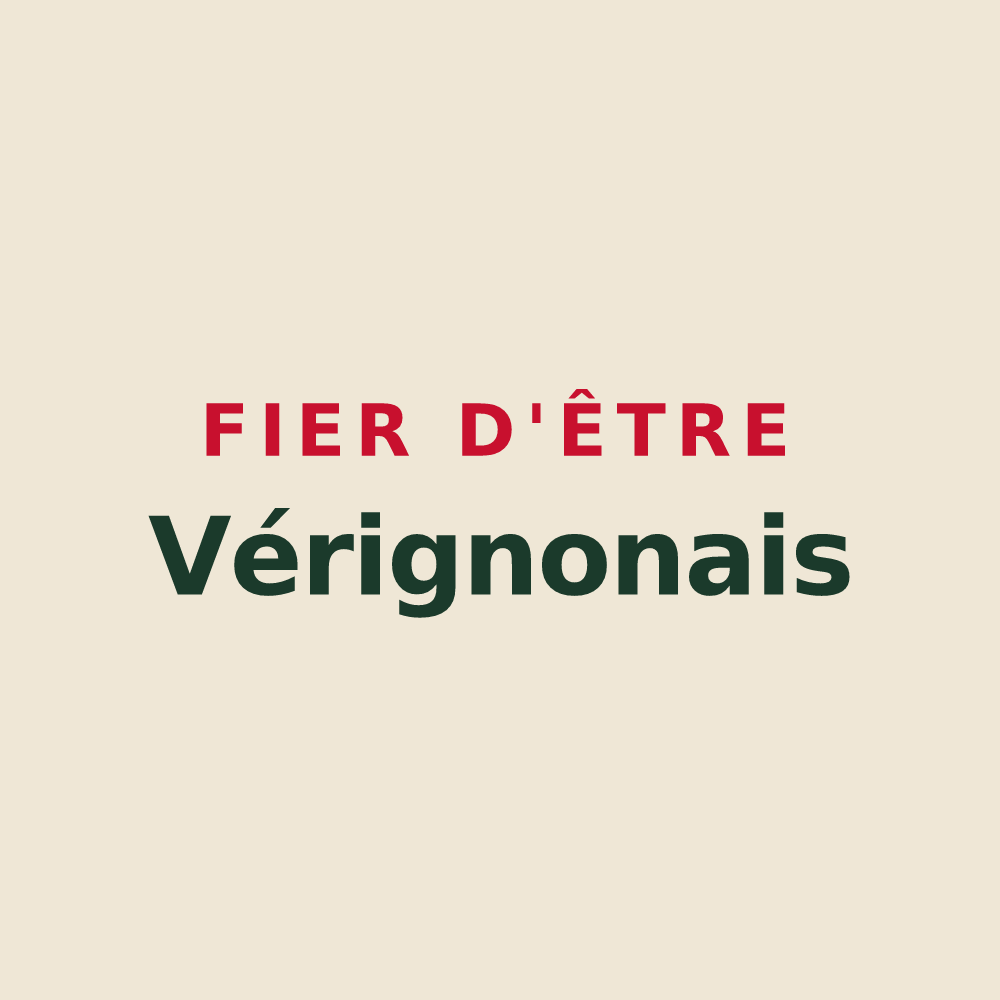 Tote bag « Fier d'être Vérignonais » — design pour Vérignon
