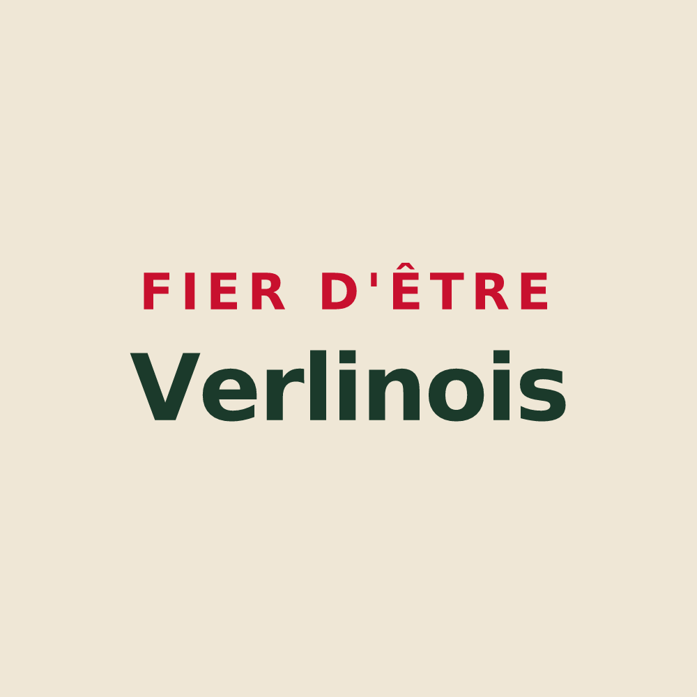 Tote bag « Fier d'être Verlinois » — design pour Verlin