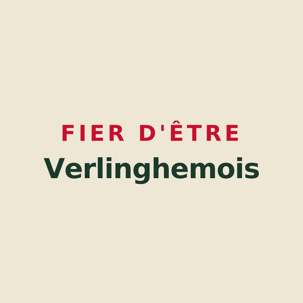 Tote bag « Fier d'être Verlinghemois » — design pour Verlinghem