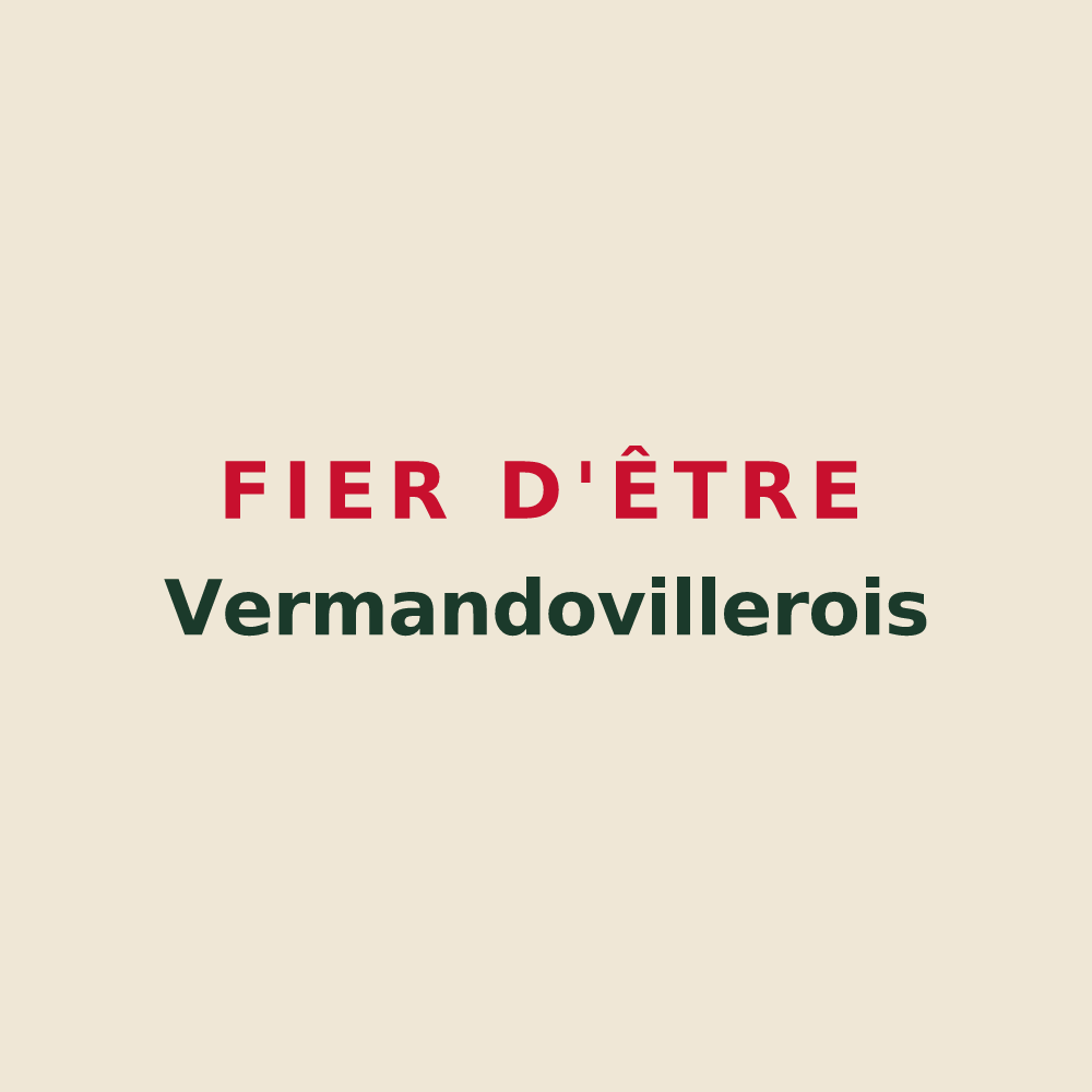 Tote bag « Fier d'être Vermandovillerois » — design pour Vermandovillers
