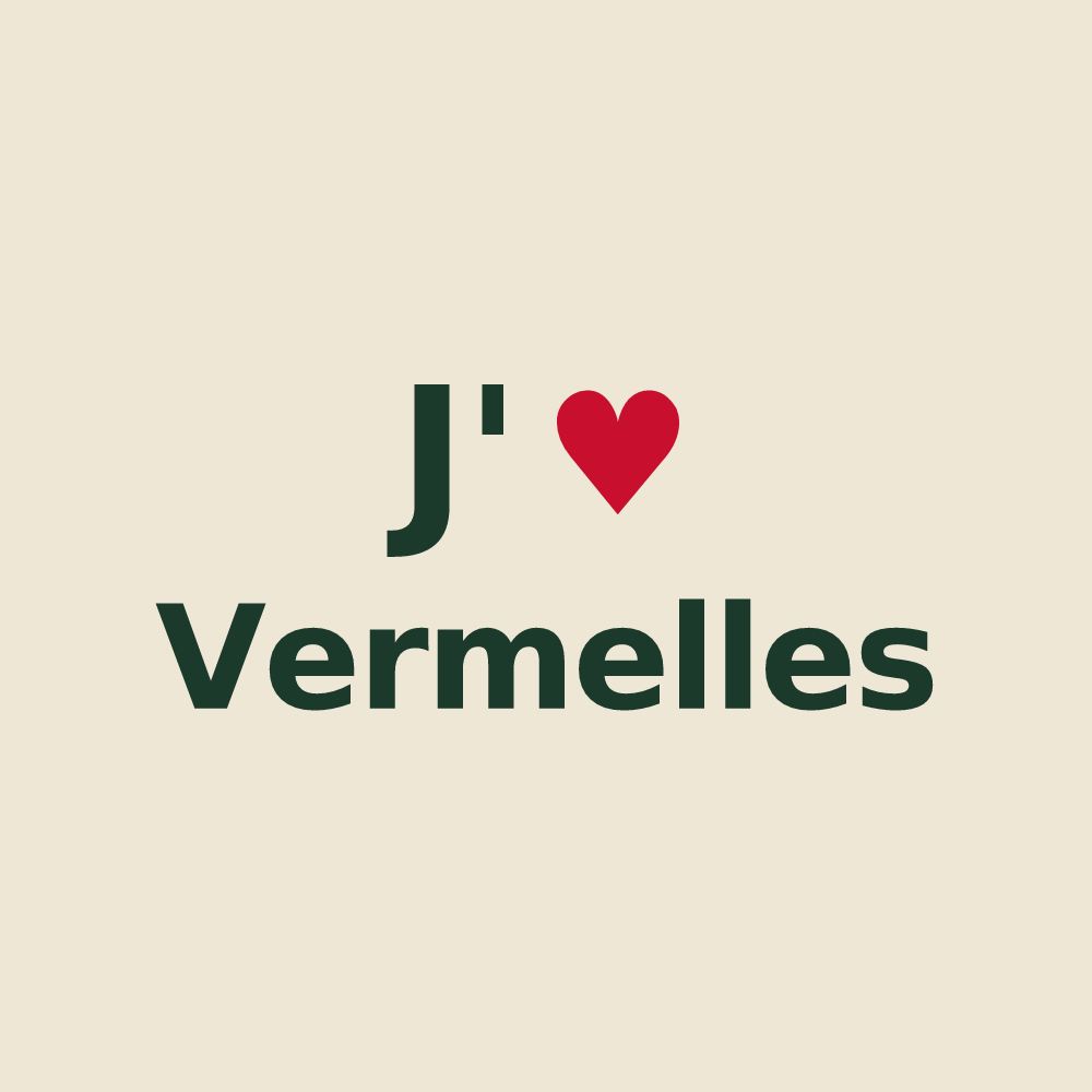 Tote bag personnalisé Vermelles — design J'aime Vermelles